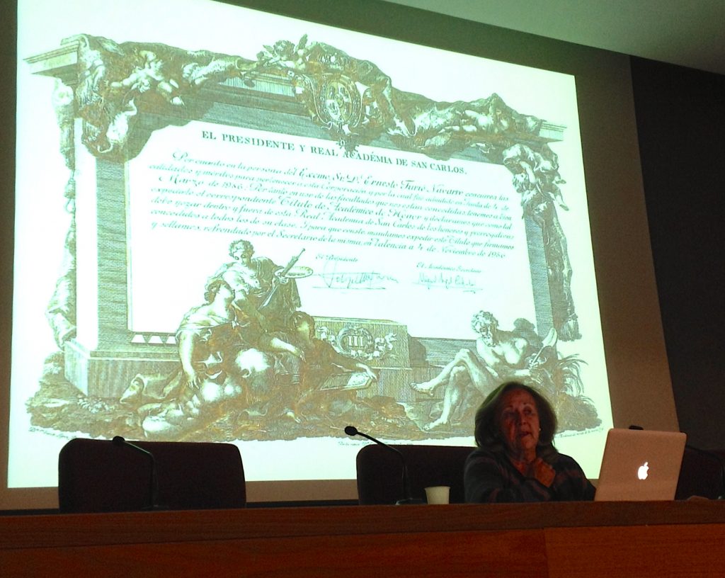 La Dra. Adela Espinós nos habló sobre “el arte de grabar”