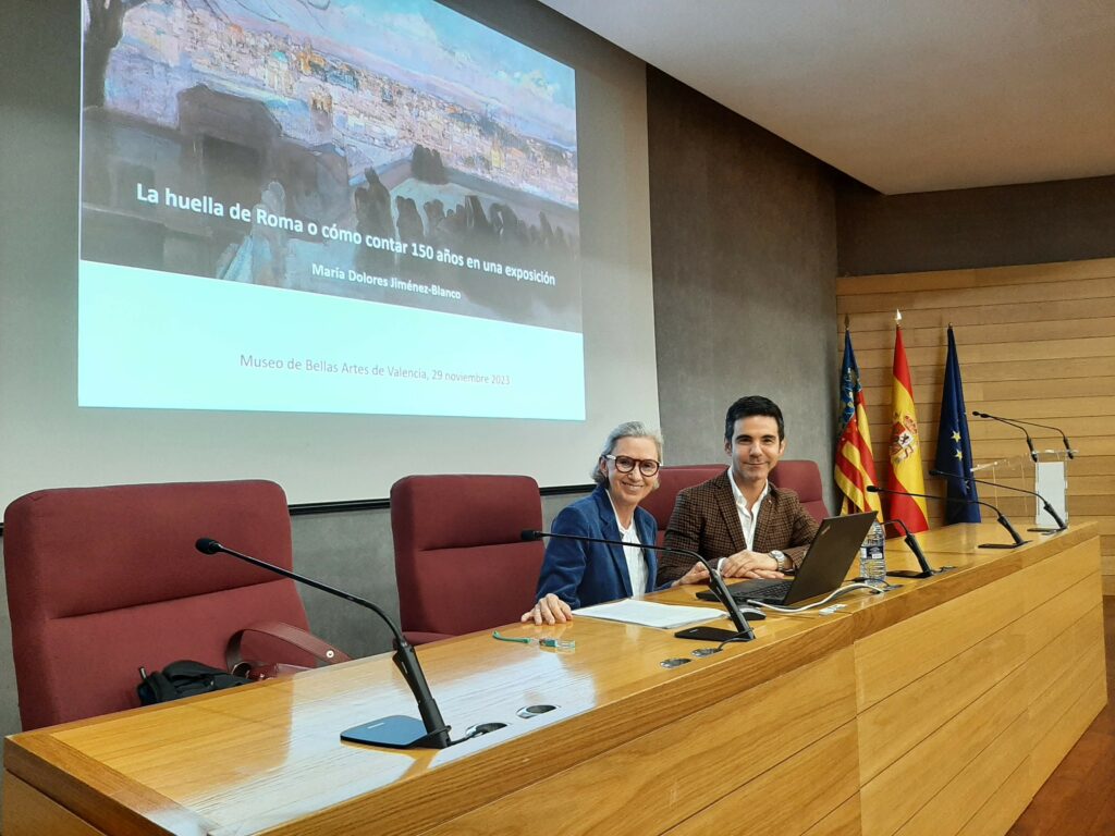 Conferencia “LA HUELLA DE ROMA O CÓMO CONTAR 150 AÑOS EN UNA EXPOSICIÓN” –  por Dª Mª Dolores Jiménez-Blanco