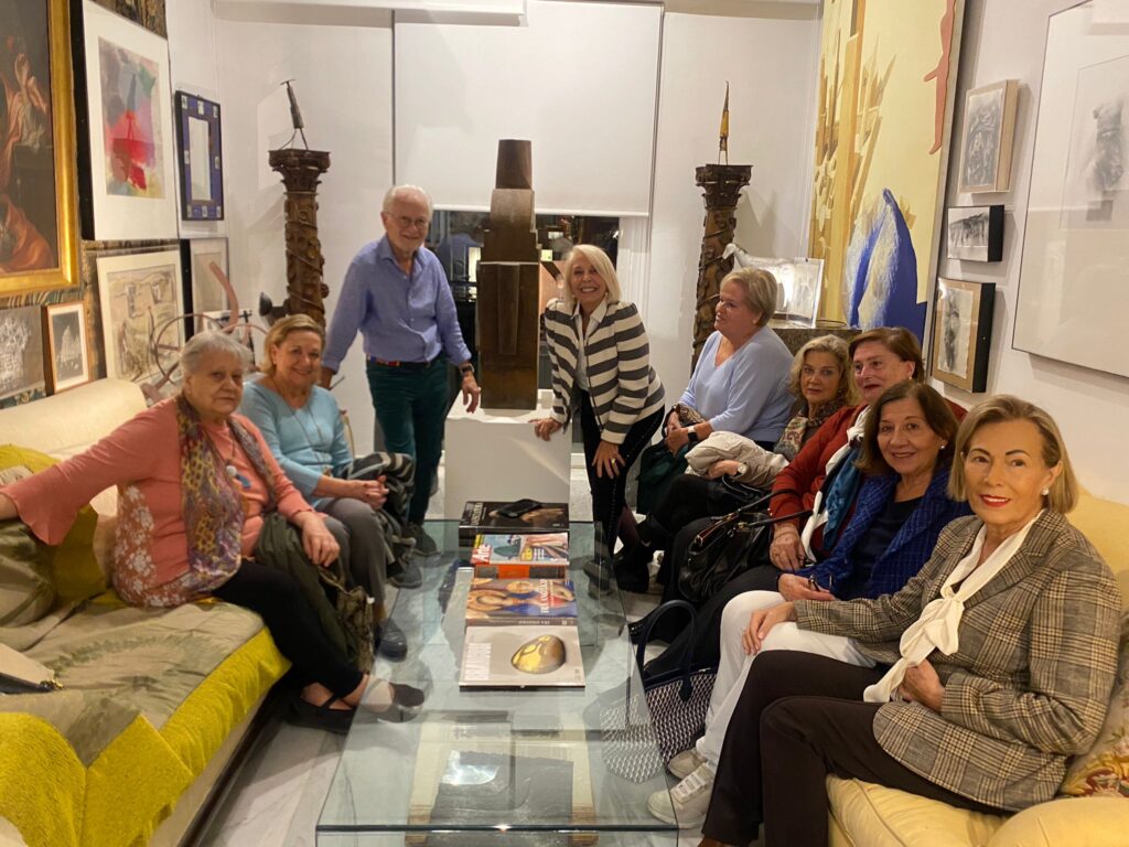 VISITAS AL ESTUDIO DEL ARTISTA VICENTE COLOM